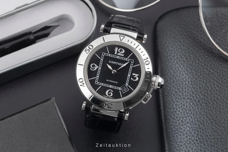 Cartier Pasha Seatimer steel automatic men's watch W31077U2 [2600928]