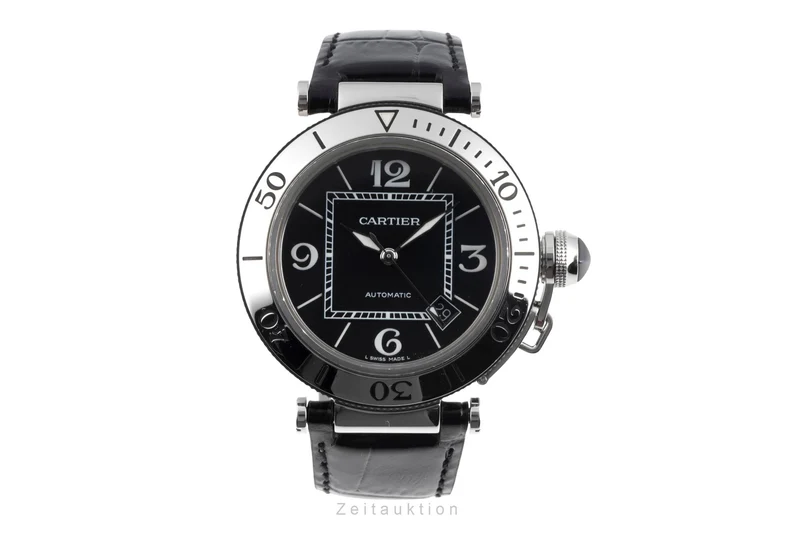 Cartier Pasha Seatimer steel automatic men's watch W31077U2 [2600928]