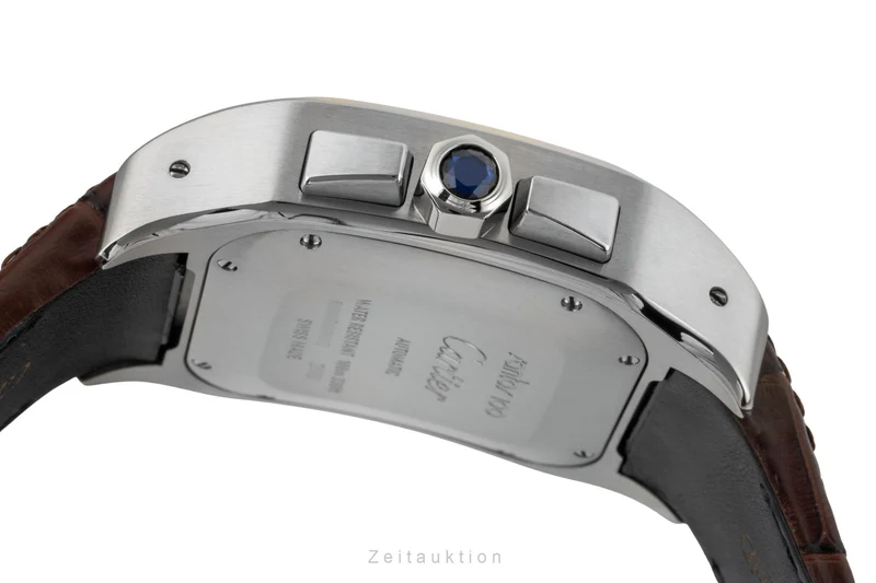 Cartier Santos 100 chronograph steel / gold automatic men's watch W20091X7 [2600828]