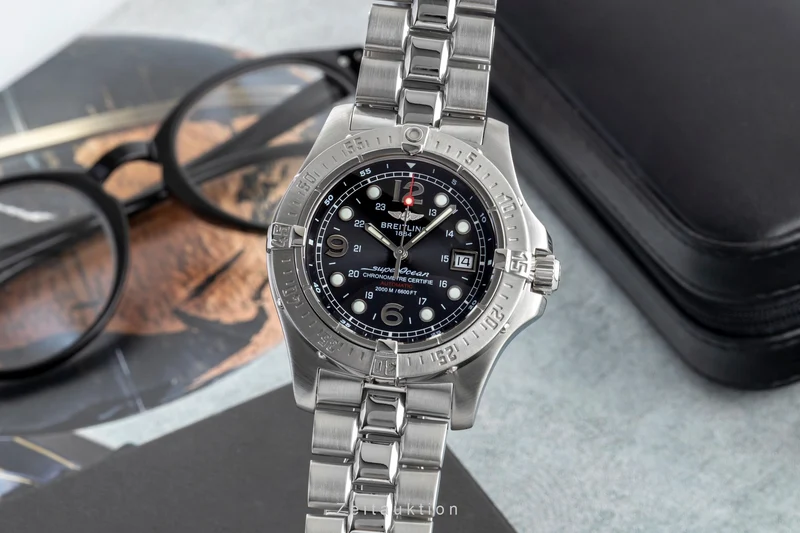 Breitling Superocean steel automatic men's watch A17390 [2600129]