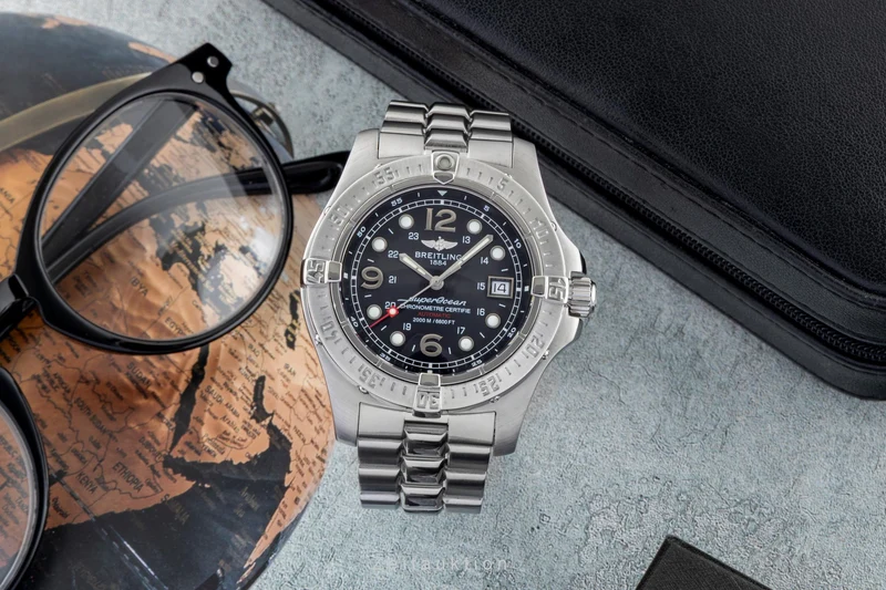Breitling Superocean steel automatic men's watch A17390 [2600129]