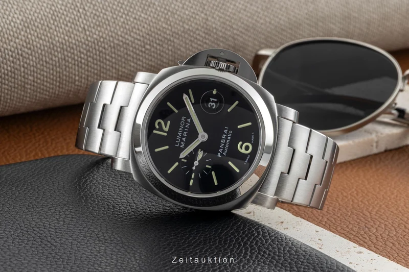 Panerai Luminor Marina steel automatic men's watch PAM00299 LP: 10200EUR [2600532]