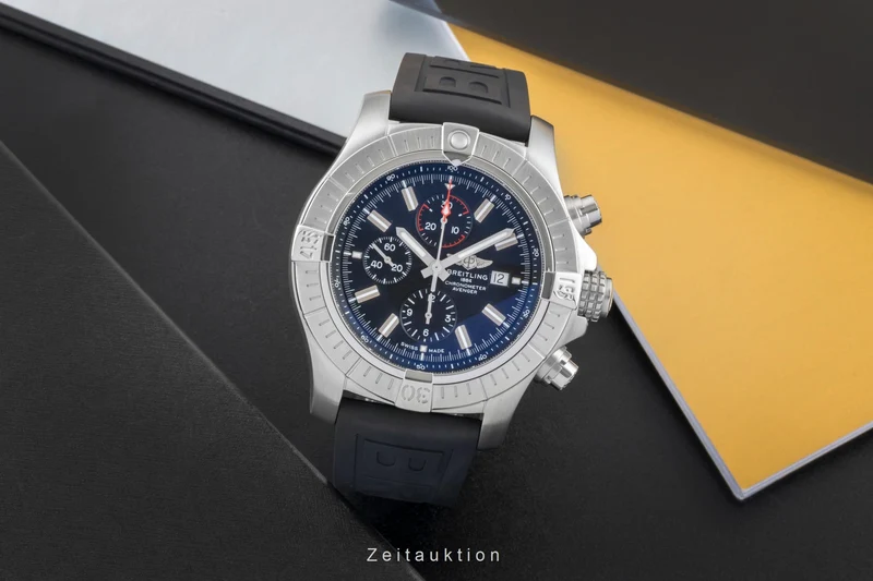 Breitling Super Avenger chronograph steel automatic men's watch A13375 [2600305]