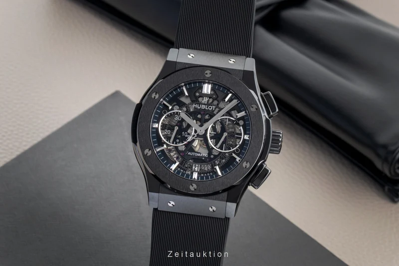 Hublot Classic Fusion chronograph ceramic automatic men's watch 525.CM.0170.RX VP: 18400EUR [2600753]