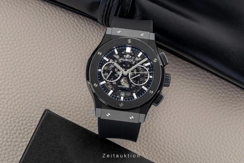 Hublot Classic Fusion chronograph ceramic automatic men's watch 525.CM.0170.RX VP: 18400EUR [2600753]