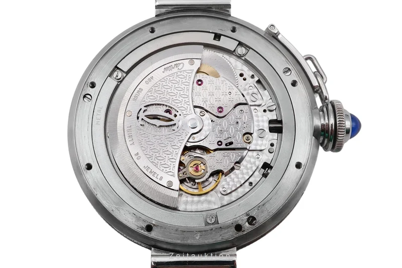 Cartier Pasha steel automatic men's watch W31037H3 [2506810]