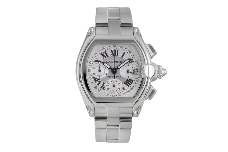 Cartier Roadster chronograph steel automatic men's watch W62006X6 2618 [2507230]