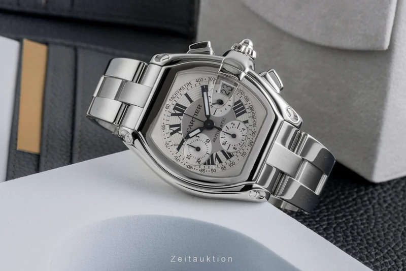 Cartier Roadster chronograph steel automatic men's watch W62006X6 2618 [2507230]