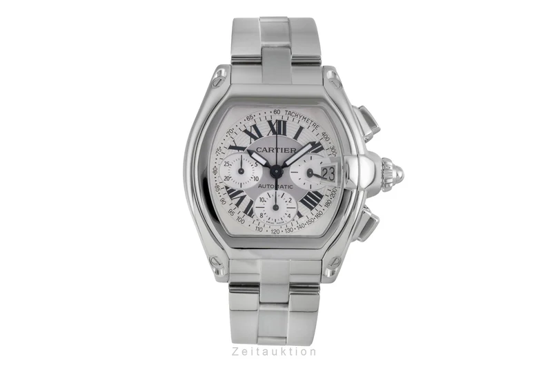 Cartier Roadster chronograph steel automatic men's watch W62006X6 2618 [2507230]