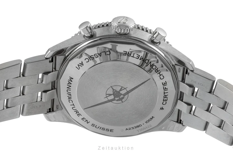 Breitling Avi chronograph steel automatic men's watch A233802A1L1A1 LP: 6200EUR [2600840]
