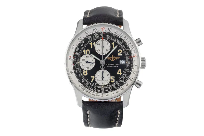 Breitling Navitimer chronograph steel automatic men's watch A13022.1 LP: 9500EUR [2600375]
