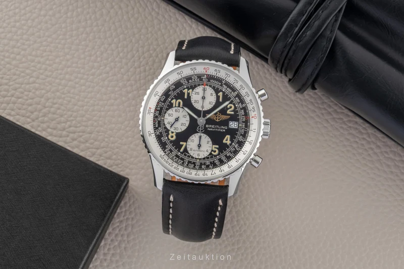 Breitling Navitimer chronograph steel automatic men's watch A13022.1 LP: 9500EUR [2600375]