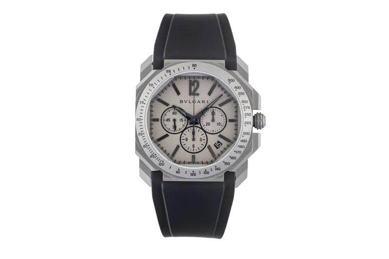 Bvlgari Octo chronograph titanium automatic men's watch 102859 [2600714]
