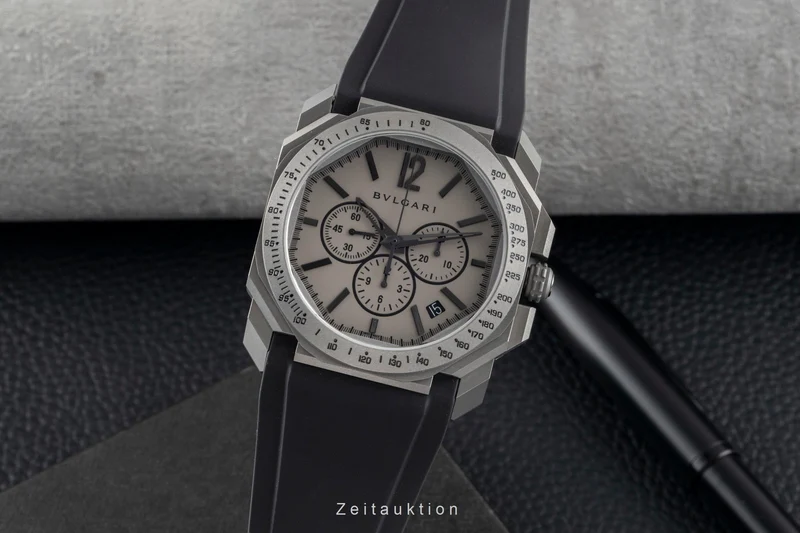 Bvlgari Octo chronograph titanium automatic men's watch 102859 [2600714]