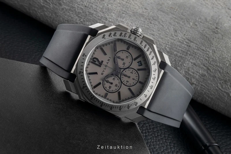 Bvlgari Octo chronograph titanium automatic men's watch 102859 [2600714]