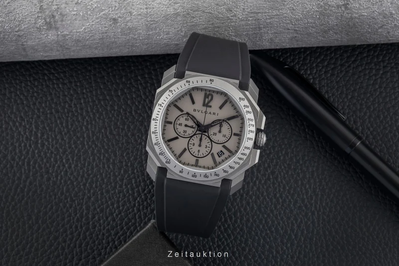 Bvlgari Octo chronograph titanium automatic men's watch 102859 [2600714]