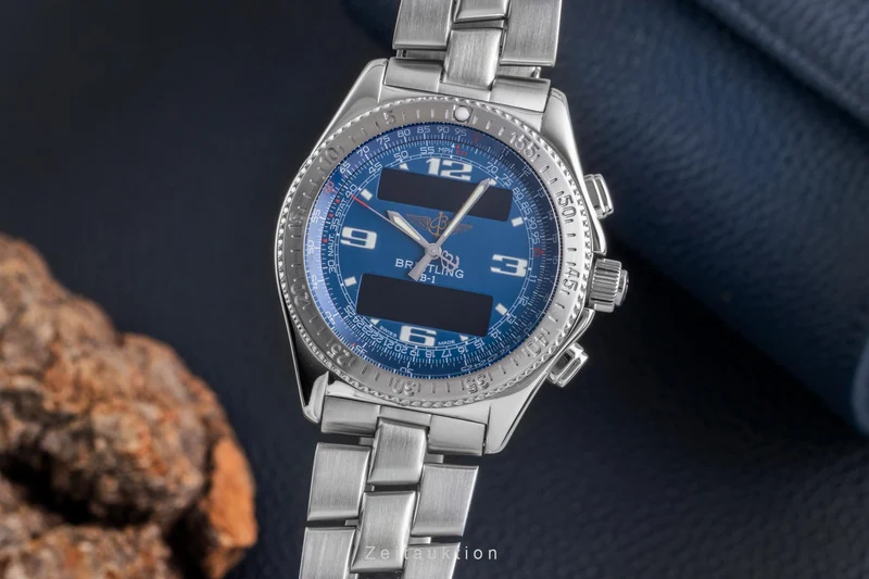 Breitling B1 chronograph steel quartz men's watch A68362 LP: 4550EUR [2600600]