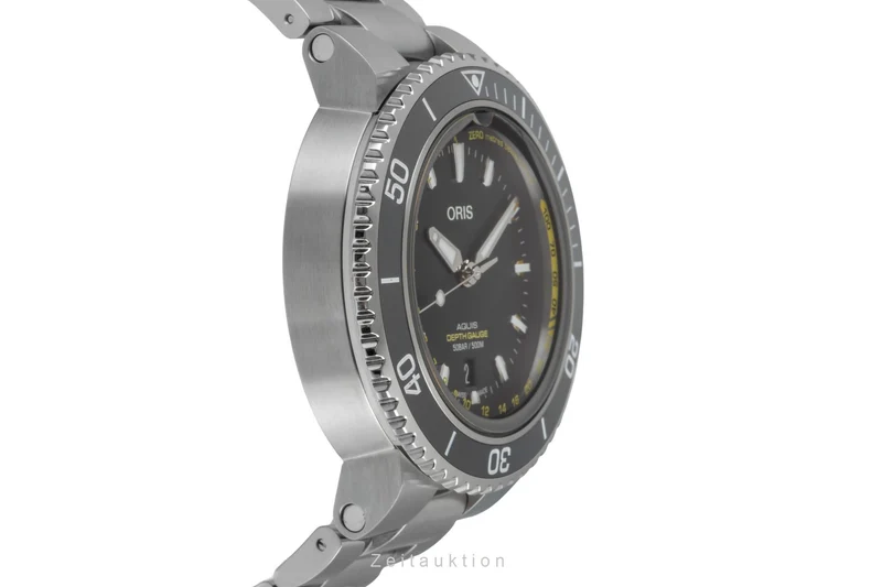 Oris Aquis Date steel automatic men's watch 01 733 7755 4154-Set MB LP: 4100EUR [2600634]
