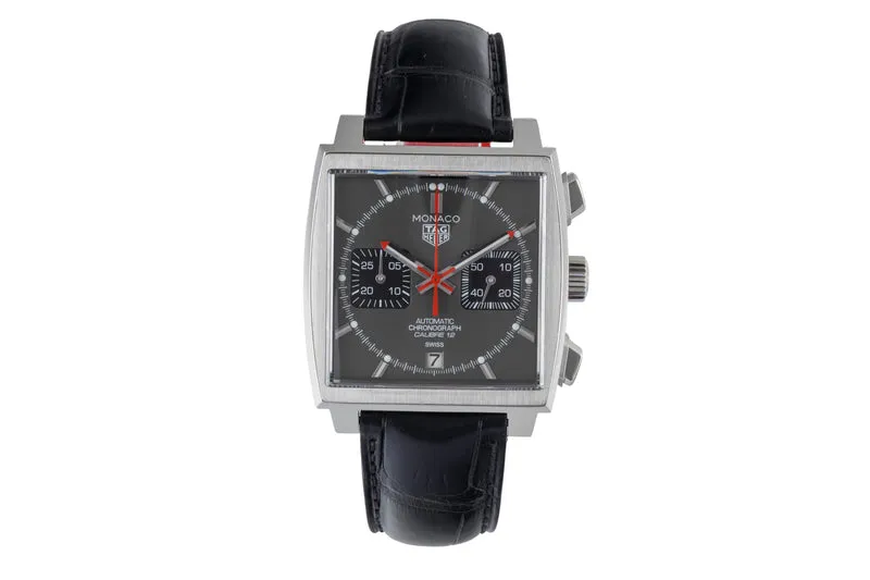 Tag Heuer Monaco chronograph steel automatic men's watch CAW211J.FC6476 LP: 7900EUR Limited [2600542]