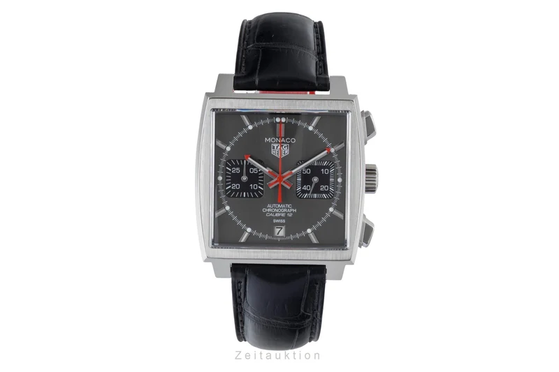 Tag Heuer Monaco chronograph steel automatic men's watch CAW211J.FC6476 LP: 7900EUR Limited [2600542]