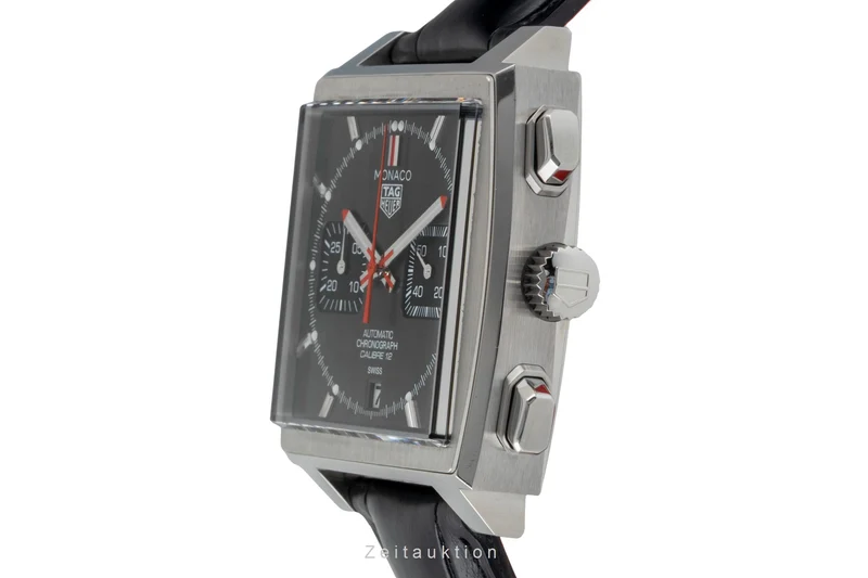 Tag Heuer Monaco chronograph steel automatic men's watch CAW211J.FC6476 LP: 7900EUR Limited [2600542]
