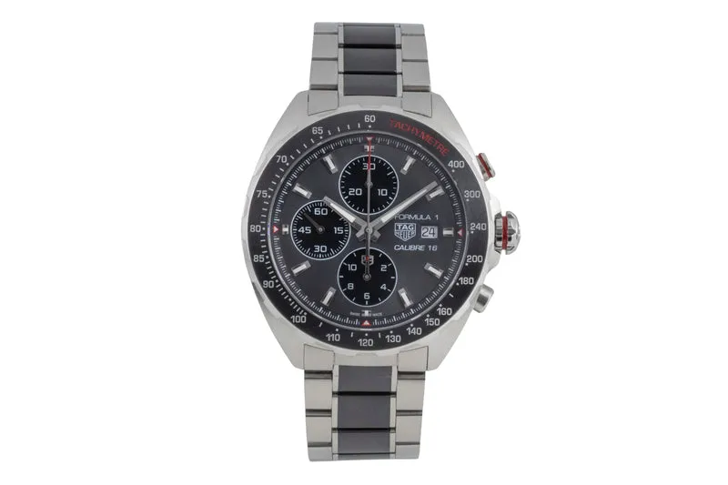 Tag Heuer Formula 1 chronograph steel automatic men's watch CAZ2012.BA0970 LP: 4850EUR [2507524]