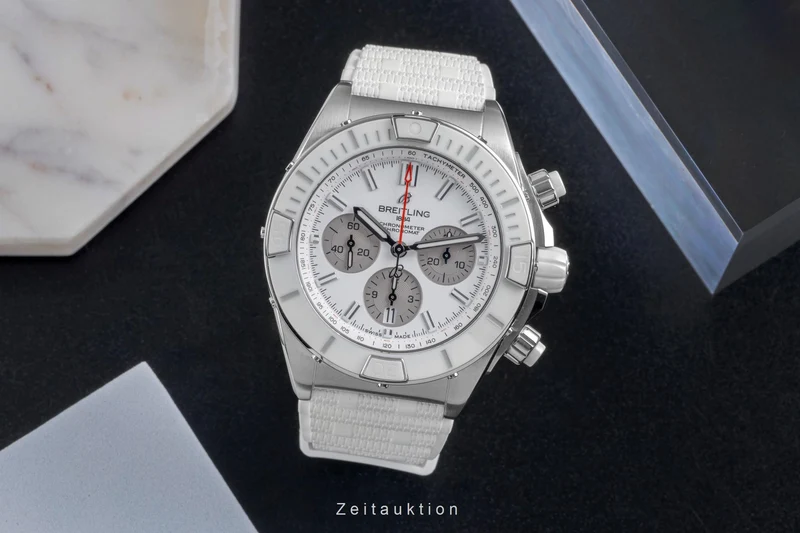 Breitling Chronomat chronograph steel automatic men's watch AB0136A71A1S1 LP: 10000EUR [2600644]