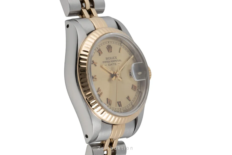 Rolex Lady Date steel / gold automatic women's watch 69173 Vintage [2600467]