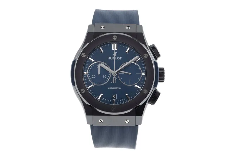 Hublot Classic Fusion chronograph ceramic automatic men's watch 521.CM.7170.RX LP: 13200EUR [2600537]