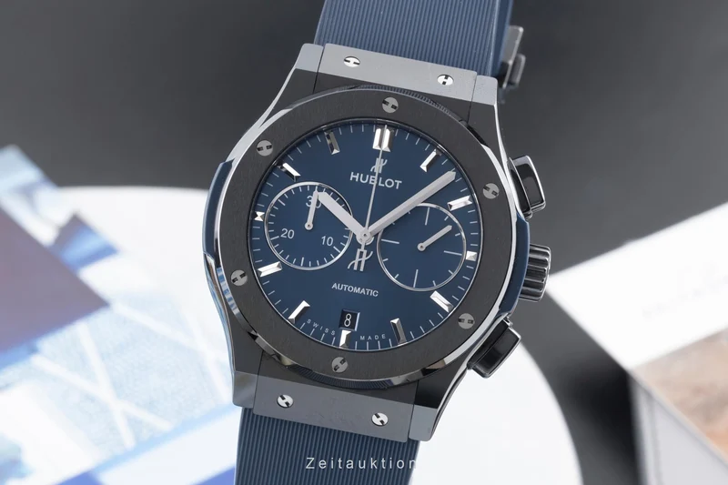 Hublot Classic Fusion chronograph ceramic automatic men's watch 521.CM.7170.RX LP: 13200EUR [2600537]