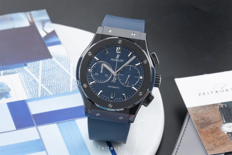 Hublot Classic Fusion chronograph ceramic automatic men's watch 521.CM.7170.RX LP: 13200EUR [2600537]