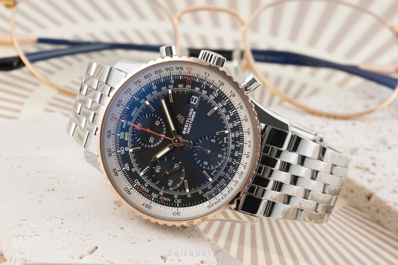 Breitling Navitimer chronograph steel / gold automatic men's watch U13324211B1A1 [2600065]