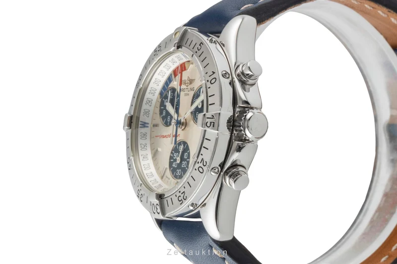 Breitling Transocean chronograph steel quartz men's watch A53040.1 [2600691]