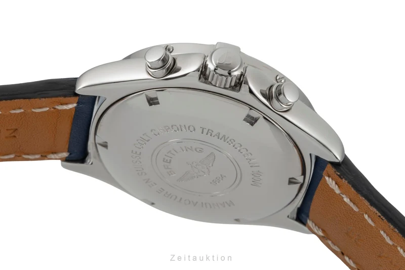 Breitling Transocean chronograph steel quartz men's watch A53040.1 [2600691]
