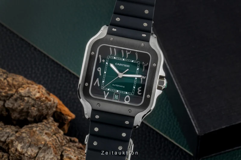 Cartier Santos steel automatic men's watch WSSA0055 [2600804]