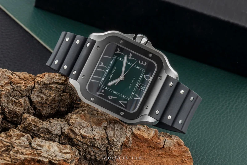 Cartier Santos steel automatic men's watch WSSA0055 [2600804]