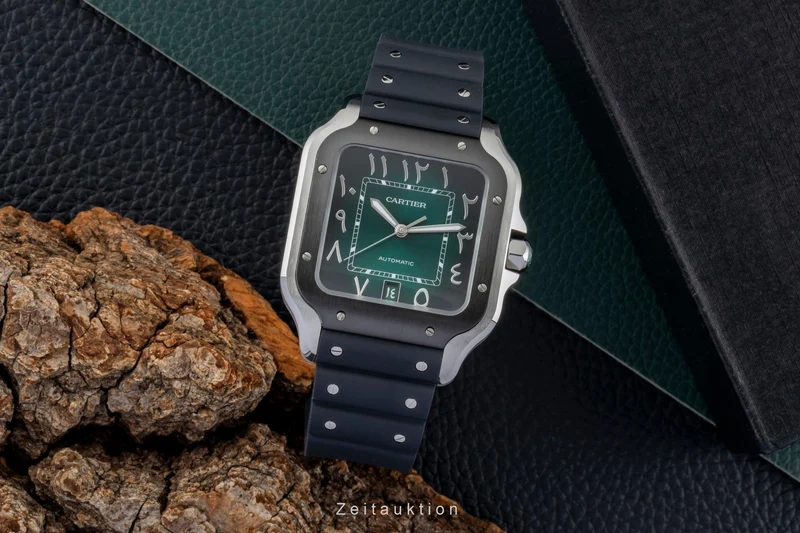 Cartier Santos steel automatic men's watch WSSA0055 [2600804]