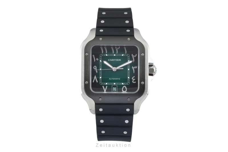 Cartier Santos steel automatic men's watch WSSA0055 [2600804]