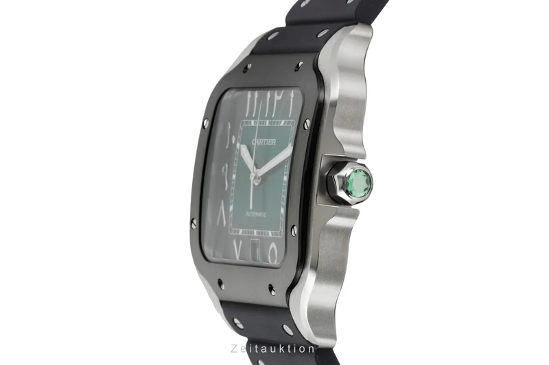 Cartier Santos steel automatic men's watch WSSA0055 [2600804]