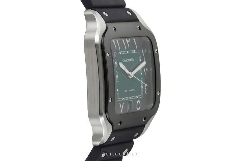 Cartier Santos steel automatic men's watch WSSA0055 [2600804]