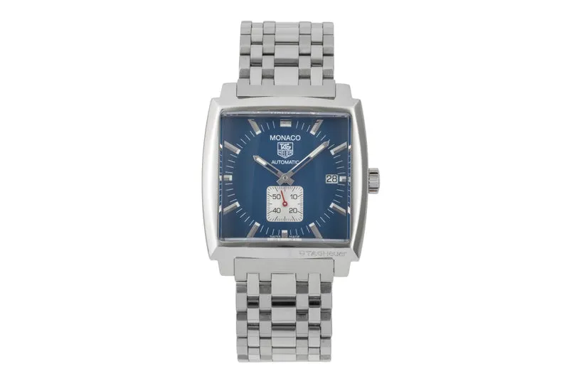 Tag Heuer Monaco steel automatic men's watch WW2111 [2600364]