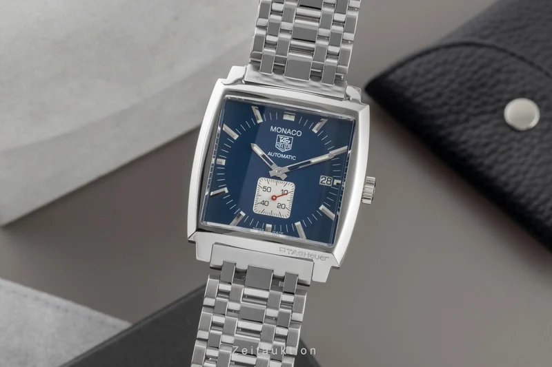 Tag Heuer Monaco steel automatic men's watch WW2111 [2600364]