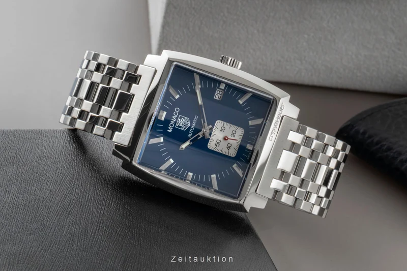 Tag Heuer Monaco steel automatic men's watch WW2111 [2600364]