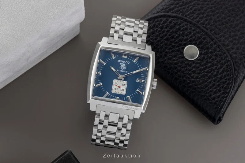 Tag Heuer Monaco steel automatic men's watch WW2111 [2600364]