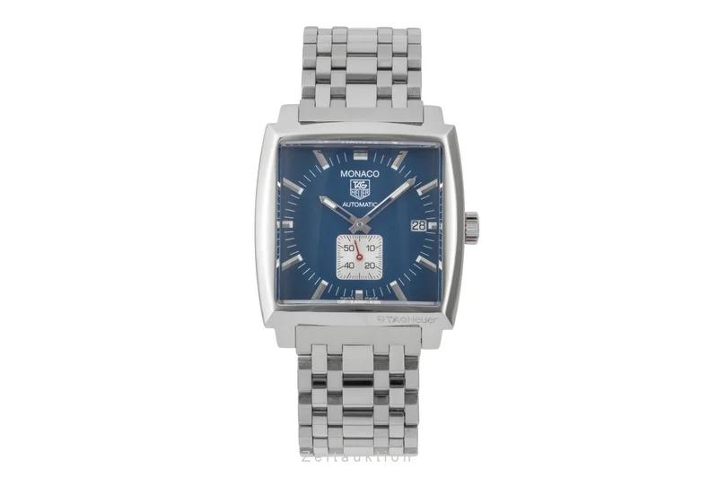 Tag Heuer Monaco steel automatic men's watch WW2111 [2600364]