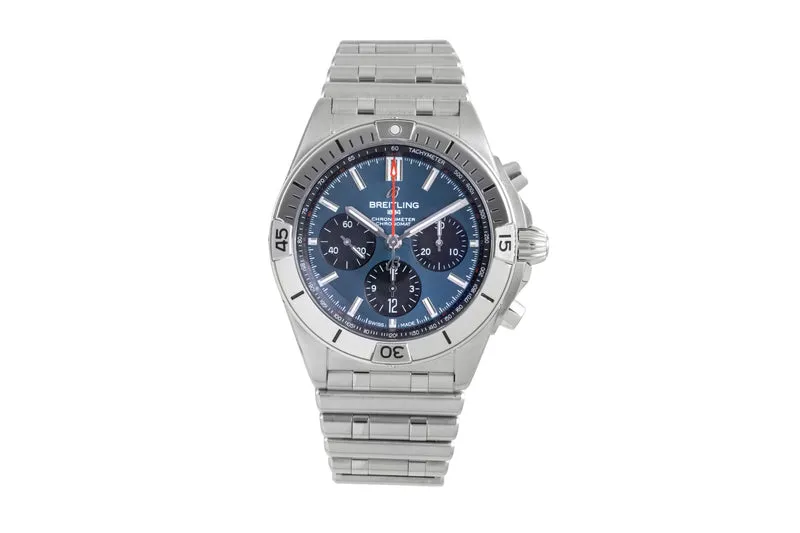 Breitling Chronomat chronograph steel automatic men's watch AB0134101C1A1 LP: 9400EUR [2507550]