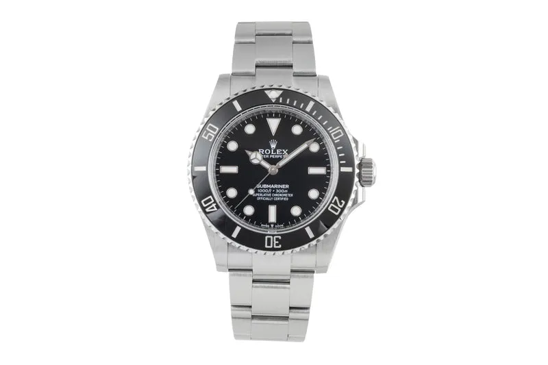 Rolex Submariner steel automatic men's watch 124060 [2600637]