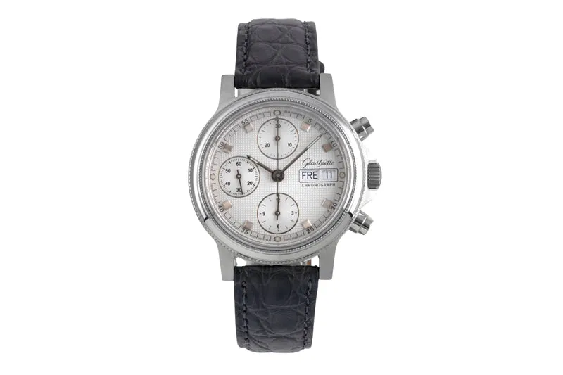 Glashütte chronograph steel automatic men's watch [2600412]