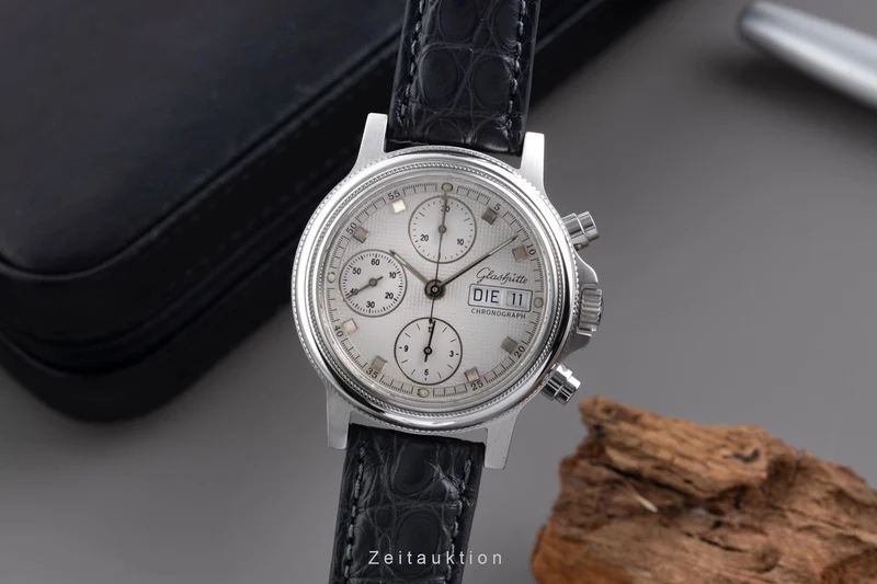 Glashütte chronograph steel automatic men's watch [2600412]