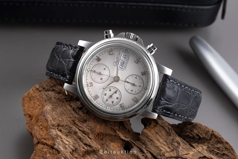 Glashütte chronograph steel automatic men's watch [2600412]